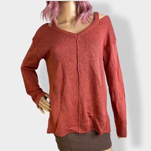 Staccato Shoulder‎ Cut Out Sweater